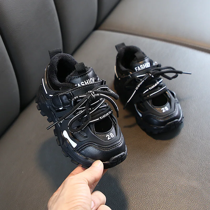 2020 новые зимние плюшевые теплые кроссовки для маленьких девочек обувь мальчиков