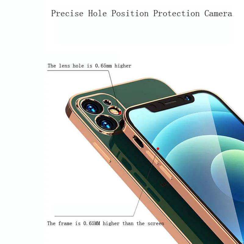 

JDBLE Luxury Pattern Plating Soft Cover Case For Iphone 12 12Mini 12Pro 12ProMax 11ProMax 11Pro 11 XSMax XR X 7 8 8Plus HA002