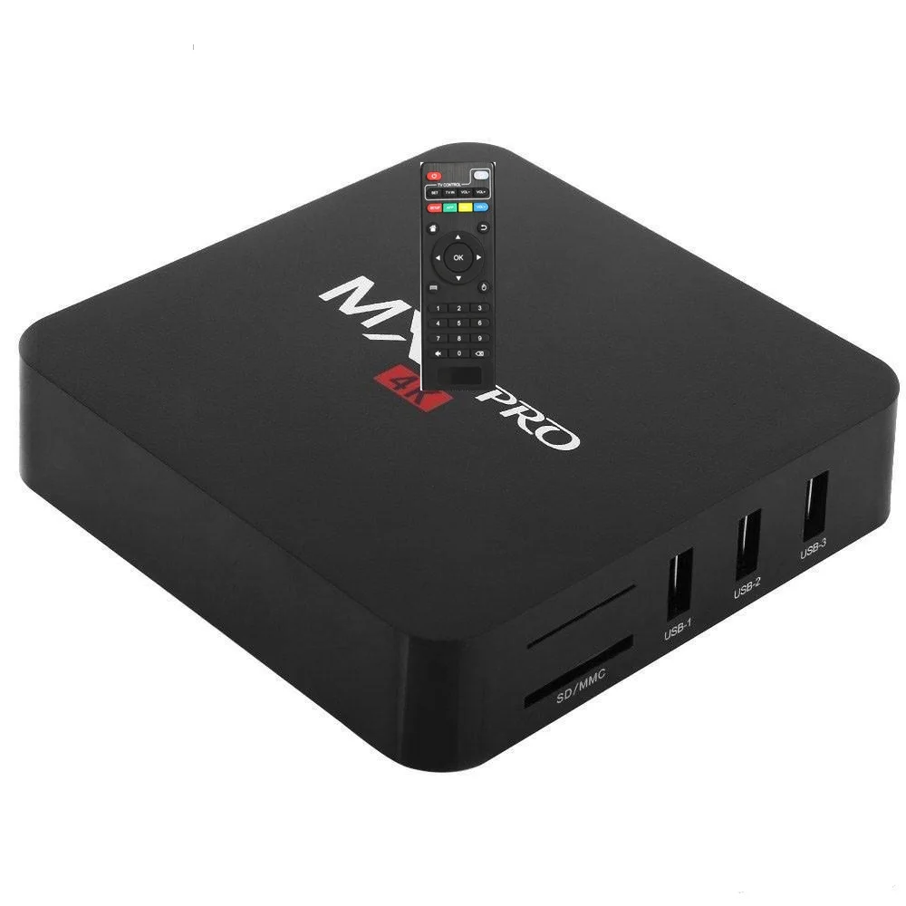 10 шт./лот MX PRO Android 7 1 0 TV Box kdplayer 18 Allwinner h3 rk3229 четырехъядерный ГБ/8 ГБ 2 Гб 16 H.265