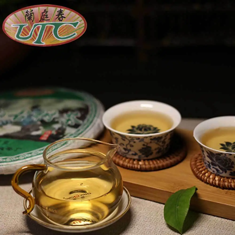 Mingfeng горное древнее дерево сырой пуэр чай 357 г Sheng Pu-erh торт