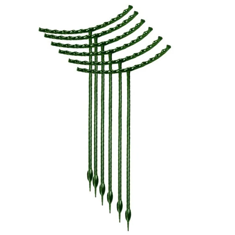 

8PC Plant Support Pile, Garden Flower and Green Plant Support Ring, Flowerpot Support Ring, Suitable for Garden