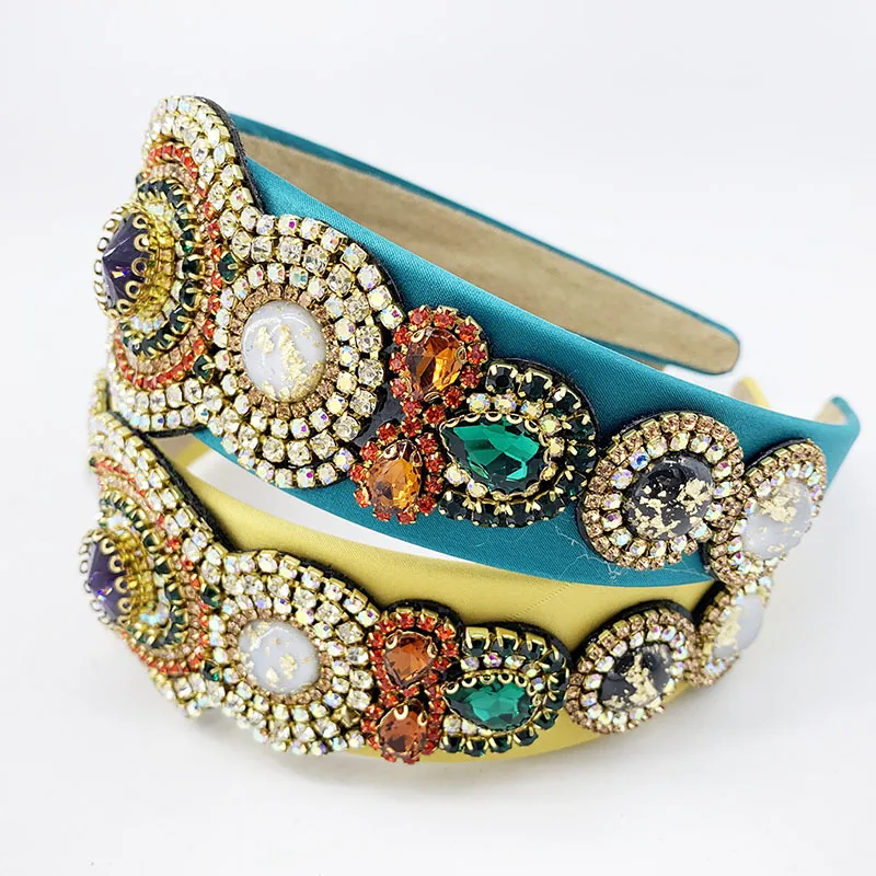 

Woven Headband Highlight Acrylic Handmade Headband Sweet Hair Card Wild Hairband Headwear For Woman