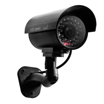 ZBRAVO Dummy Camera Security CCTV Outdoor Waterproof Emulational Decoy IR LED Flash Red Led Dummy Video Surveillance Camera 2