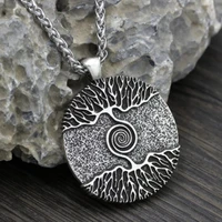 fashion vintage viking amulet tree of life pendant necklace