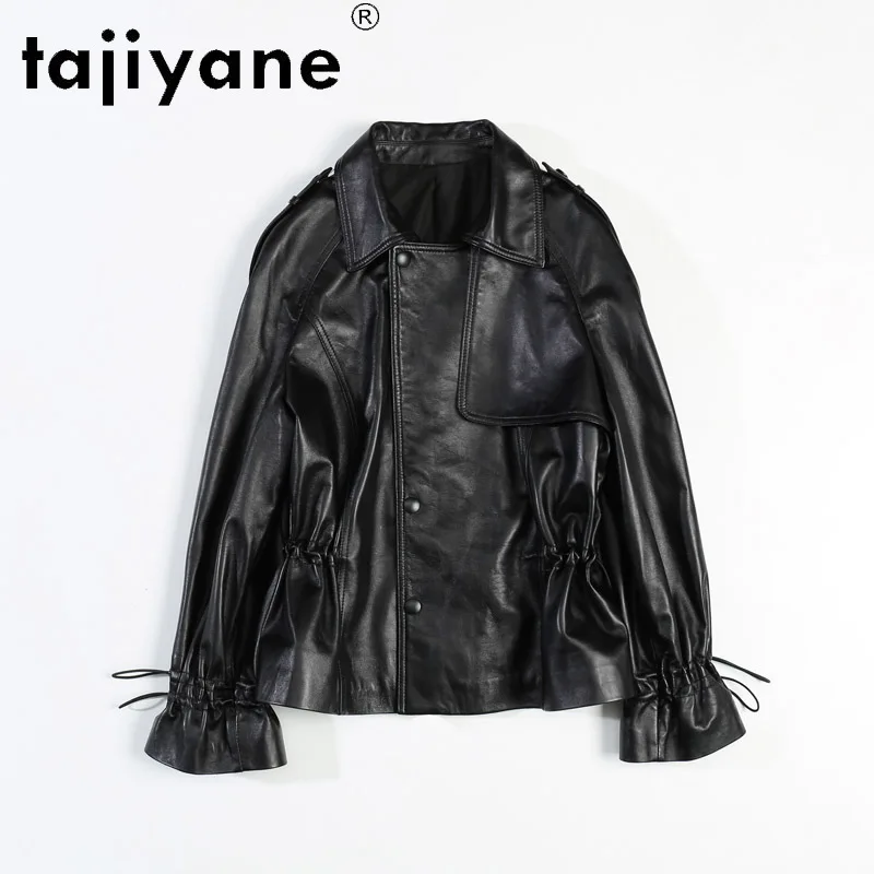 

Tajiyane 2021 Spring Real Elather Jackets Women Genuine Sheepskin Coats Slim Woman Clothing Korean Style Mujer Chaqueta TN2034