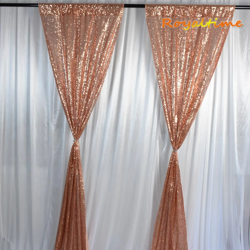 Royaltime 2x8. 5ft элегантные фиолетовые блестки фоны вечерние Свадебная фотокабина фон декор блесток шторы драпировка Светодиодная панель