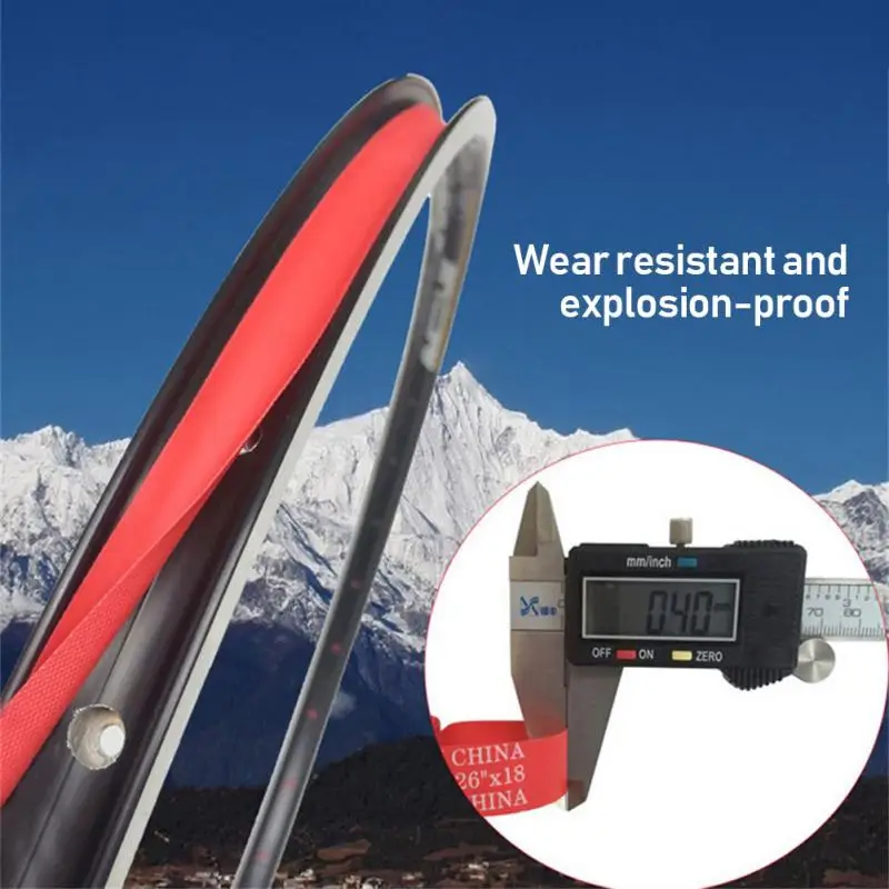 

ZTTO Snow Mountain Bike Tire Pad Nylon PVC 20 26 Inch 65MM 80MM Wide Bicycle Inner Tube Explosion-proof Belts