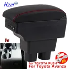 Для Toyota Avanza подлокотник коробка для TOYOTA пик интерьер Запчасти автомобильный подлокотник модернизации Запчасти ящик для хранения с USB светодиодный