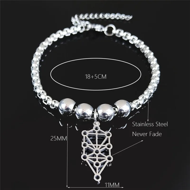 

Hollow 7 Chakra Reiki Healing Balancing Buddha Stainless Steel Charm Bracelet Yoga Bracelets Bangles for Women Jewelry B3550S02