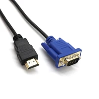1m hdmi compatible to vga d sub male video ad ter cable lead for tv pc computer durable video ad ter cable