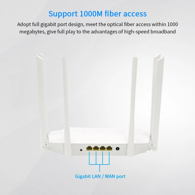 Двухдиапазонный беспроводной маршрутизатор LSVision AC2100M с антенной 6*6 дБи