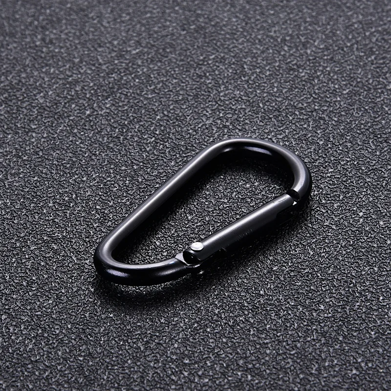 

1pc Practical D Shaped Aluminum Alloy Carabiner Hook Keychain Hiking Climbing Equipment Karabiner Outdoor Sport Camp Snap Clip