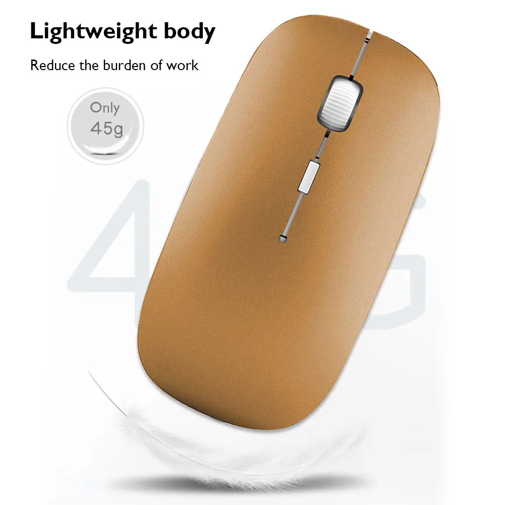 

Wireless Computer Mouse 1600 DPI USB Optical 2.4G Receiver Super Slim Mouse For PC Laptop 4 keys usb mouse