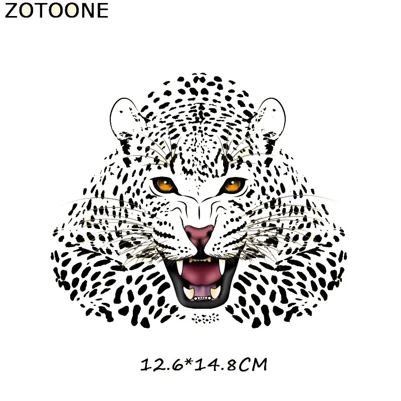 220 ZOTOONE железная нашивка, тигр, Лев, собака, животное, пластырь для одежды, наклейки футболка, а-уровень, моющийся, термопресс, аппликация C - Цвет: 220