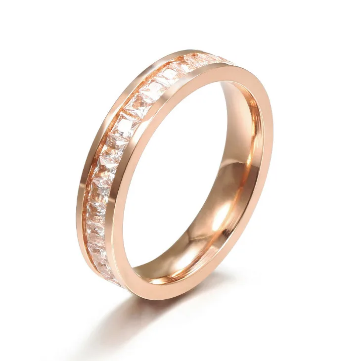 Серебряный Кристалл Камень золотой дизайн женское кольцо модное на палец