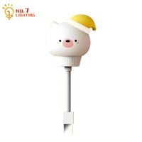 atmosphere cute animal night lights with remote control usb charging eye protect birthday gifts decor home bedroom bedside study
