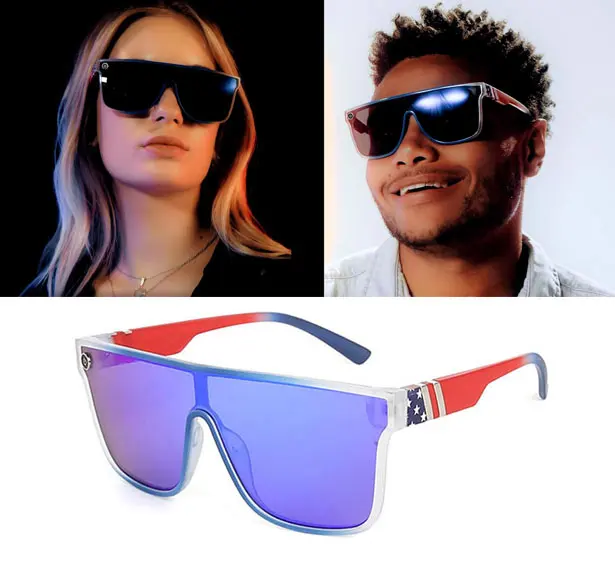 2022 stylish and unique square big frame windproof sunglasses men's retro classic brand design blender sunglasses oculos de sol