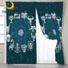 BLessliving Moth Curtain for Living Room Skull Bedroom Curtain Blackout 3D Print Black Gothic Window Treatment Drapes 1-Piece 1