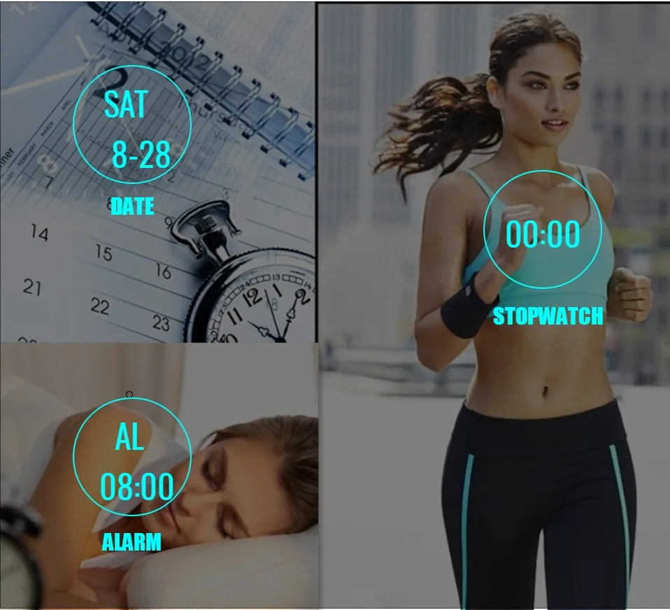 Модные цифровые женские часы OHSEN reloj mujer Красный Прямоугольный циферблат 50 м