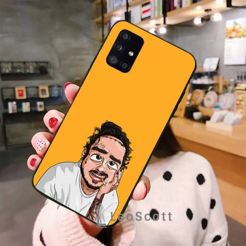 

post malone pop singer Phone Case For Samsung A50 A51 A71 A20E A20S S10 S20 S21 S30 Plus ultra 5G M11