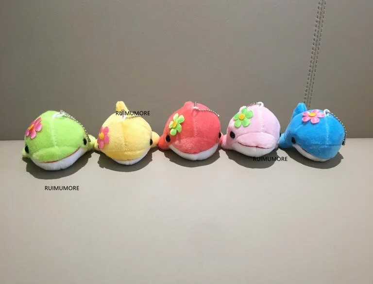 Размер меньше 10 см маленькая чучело дельфина игрушка кукла 5 цветов веревка кулон