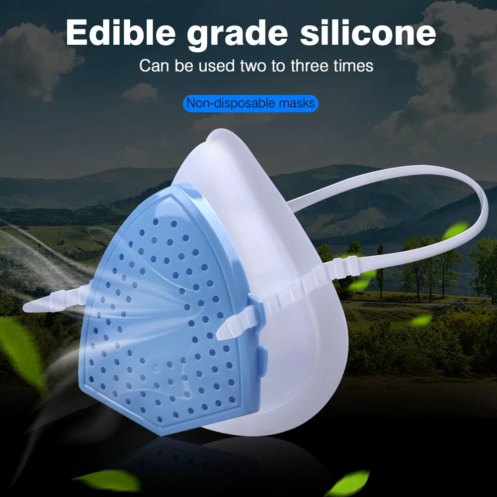 Новые Маски неодноразовые моющиеся силиконовые маски для лица респираторная