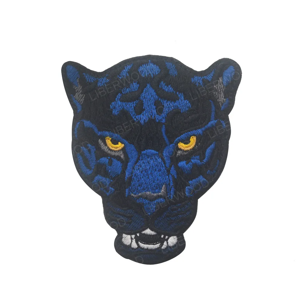 3D Вышивка леопардовая пантера военные DIY патчи для одежды тактическая Боевая