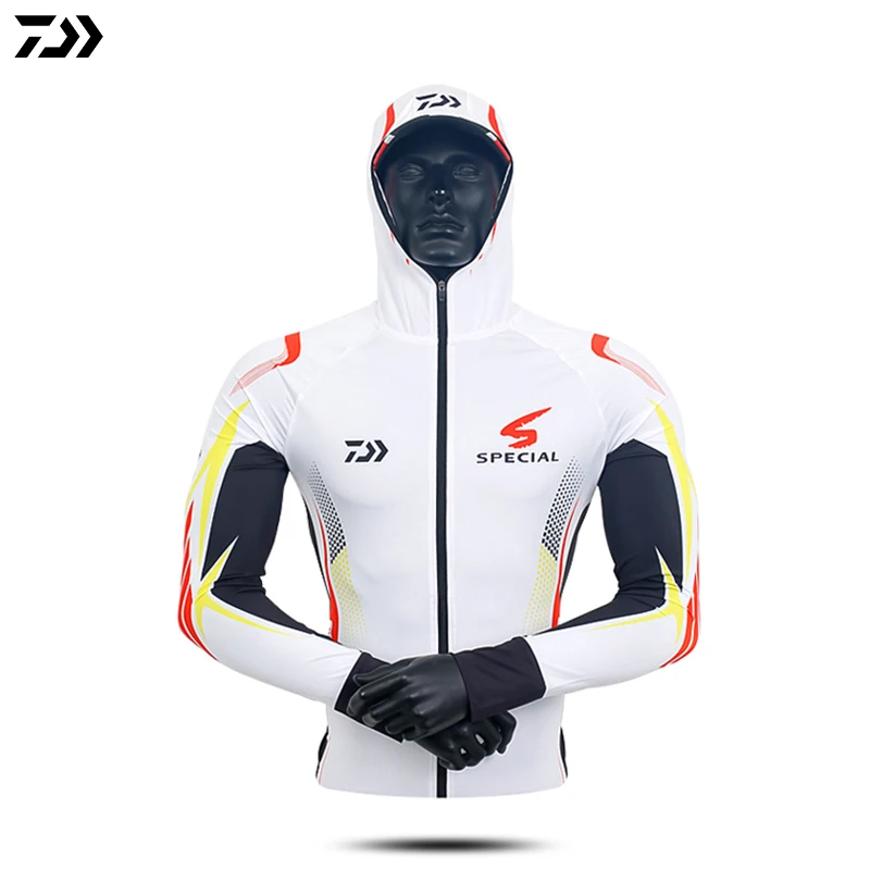 Рубашка Daiwa Рыболовная одежда для улицы с длинным рукавом быстросохнущая УФ