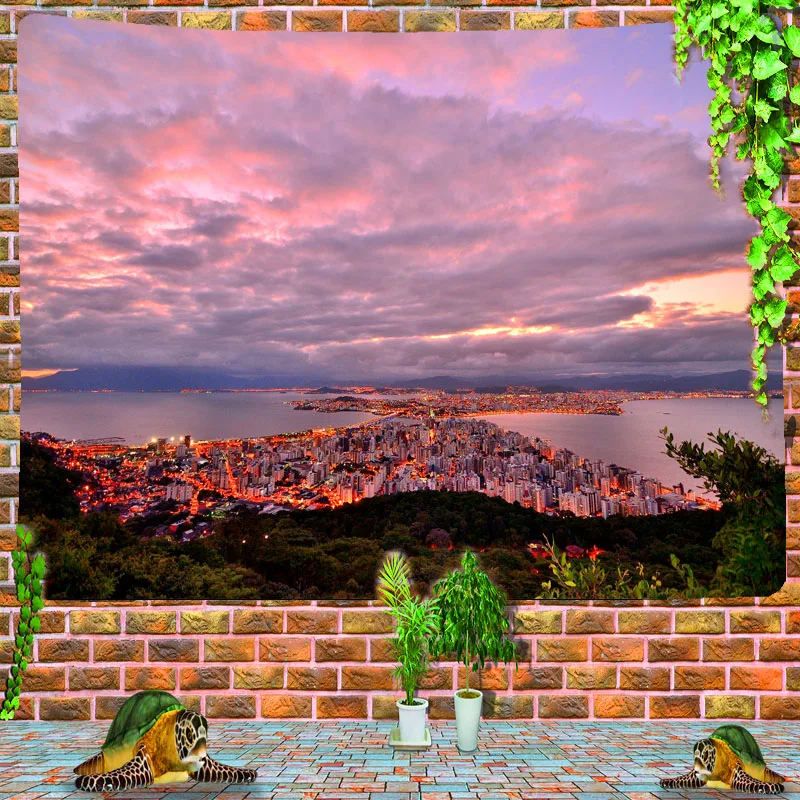 

Nordic psychedelic wall cloth background wall cloth home decoration wall blanket tapestry bedroom wall hanging cheap large wall