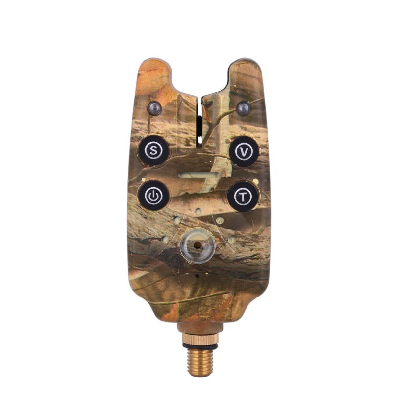 Водонепроницаемый сигнализатор укуса для рыбалки 2 светодиода синий светильник