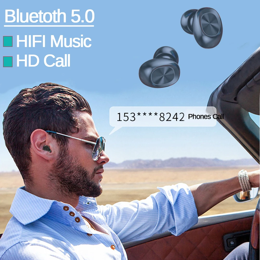 TWS Bluetooth 5 0 наушники с сенсорным управлением беспроводные вкладыши