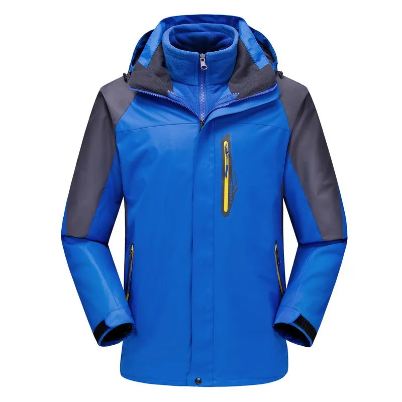Пеший Туризм Куртка куртки 3 в 1 на открытом воздухе зима Водонепроницаемый