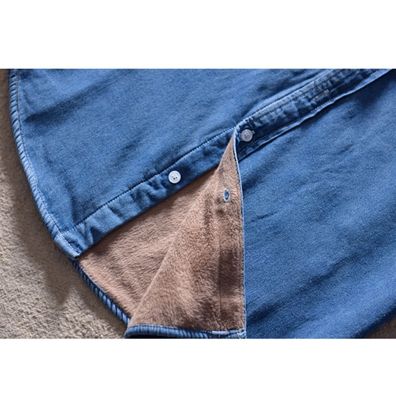 

Warm Winter Casual Jacket Shirt Cotton with Flanel Lining for Men Indoor Outdoor Every Day PR Sale