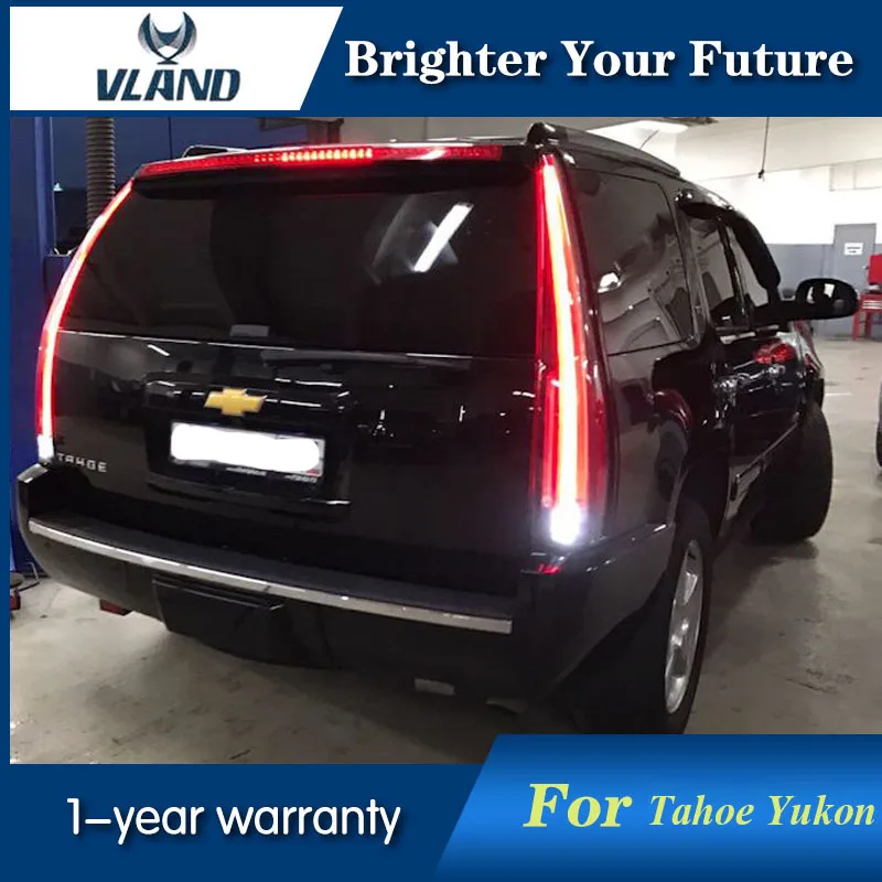 Задние светодиодный ные фонари VLAND 2 шт. задние для Tahoe GMC Yukon Chevrolet Chevy Пригородные