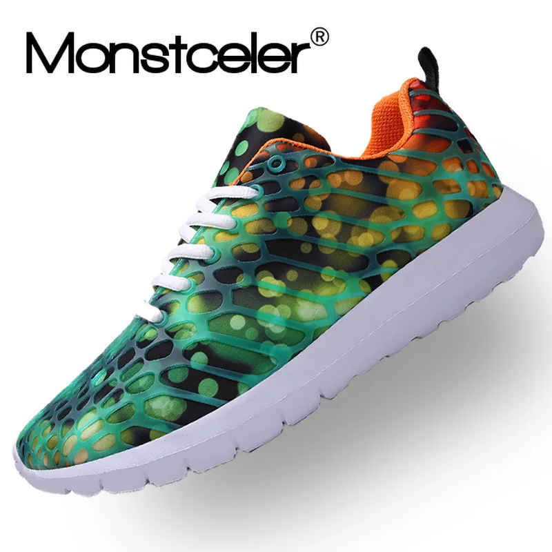 2020 красочные дышащие мужские и женские кроссовки модная камуфляжная светильник