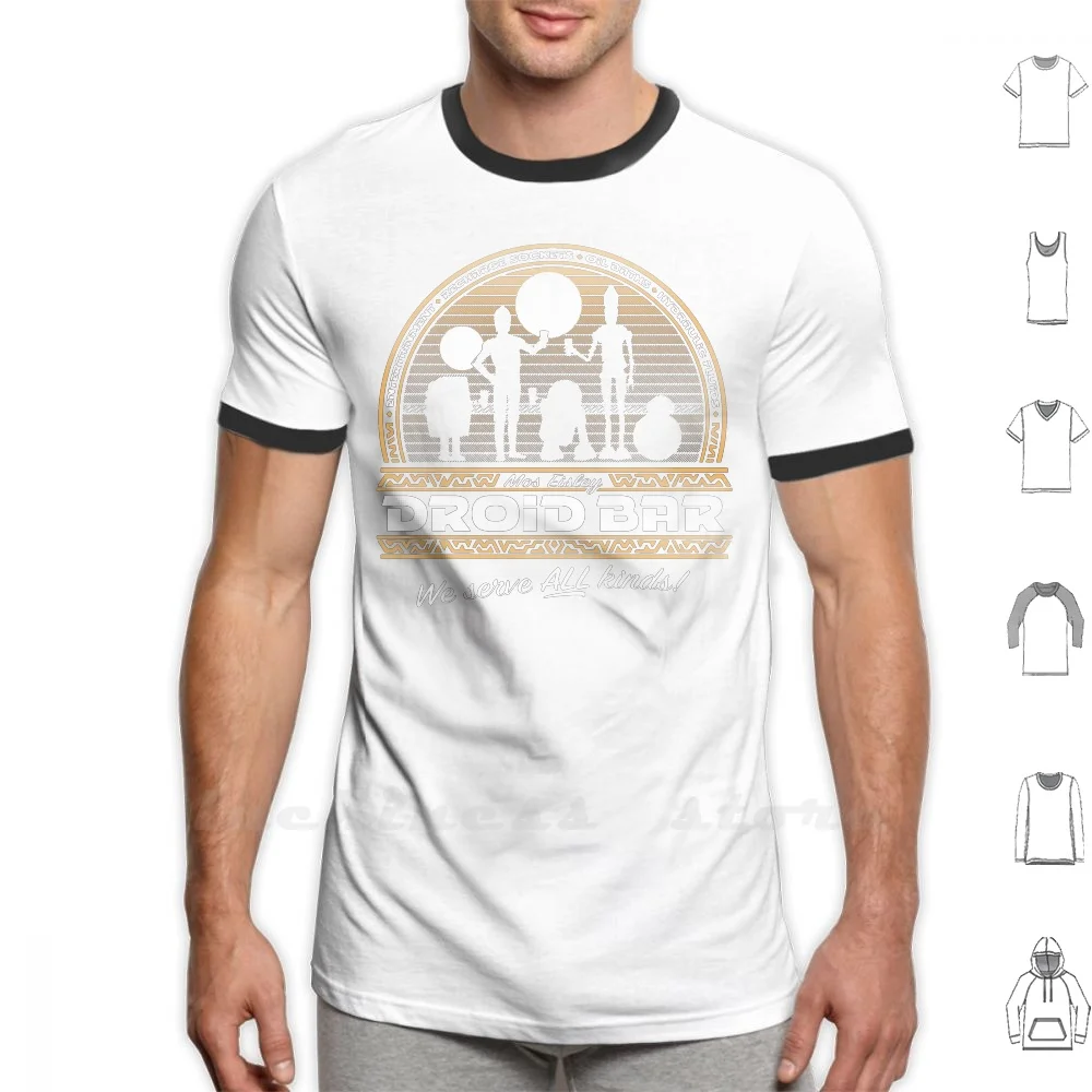 Футболка Droid Bar с пользовательским дизайном робот-дроид научная фантастика