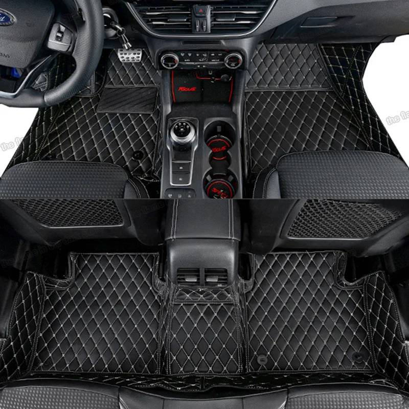 Lsrtw2017 автомобильные аксессуары кожаные коврики в салон для Форд Фокус 2 mk 3 2004 2020
