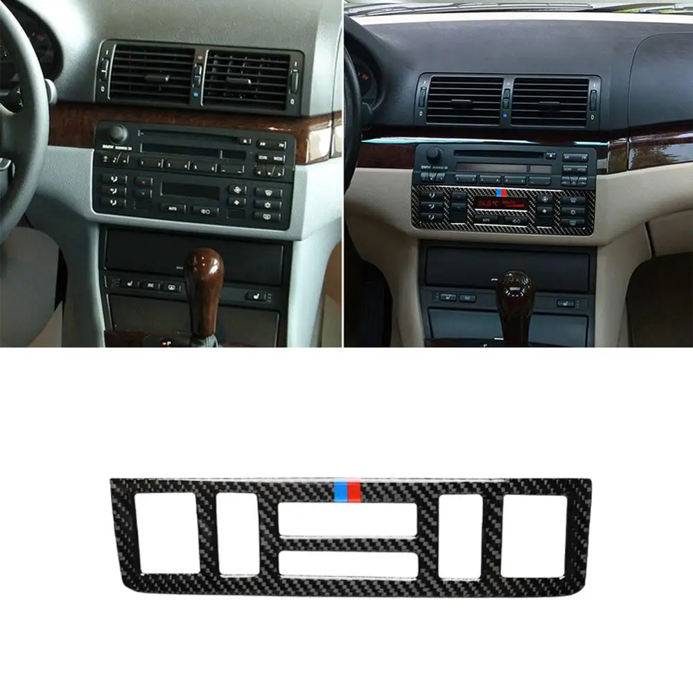 

Carbon fiber Car Center Console Panel Decorative Cover for BMW E46 1998-2005