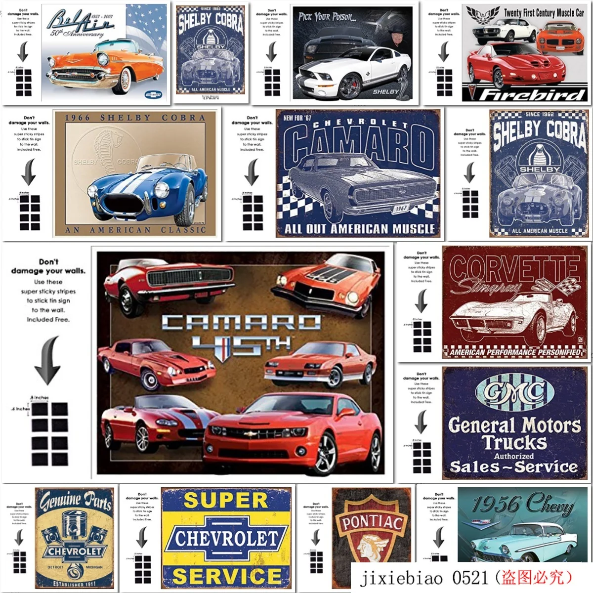 Shop72 отвлеченный жестяной знак Shelby американский металлический в виде мышц с