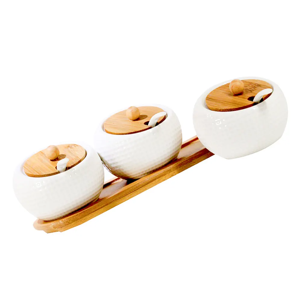 

1 Set Convenient Simple Spice Storage Boxes Seasoning Jars Condiment Jars for Home