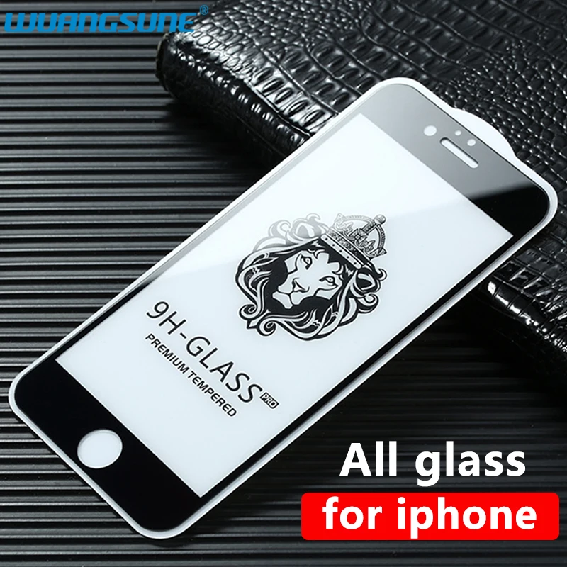 Для Apple iphone 6 6S 7 8 Plus закаленное стекло полное покрытие протектор для iphone 11 Pro X XS Max телефон экран защитная пленка