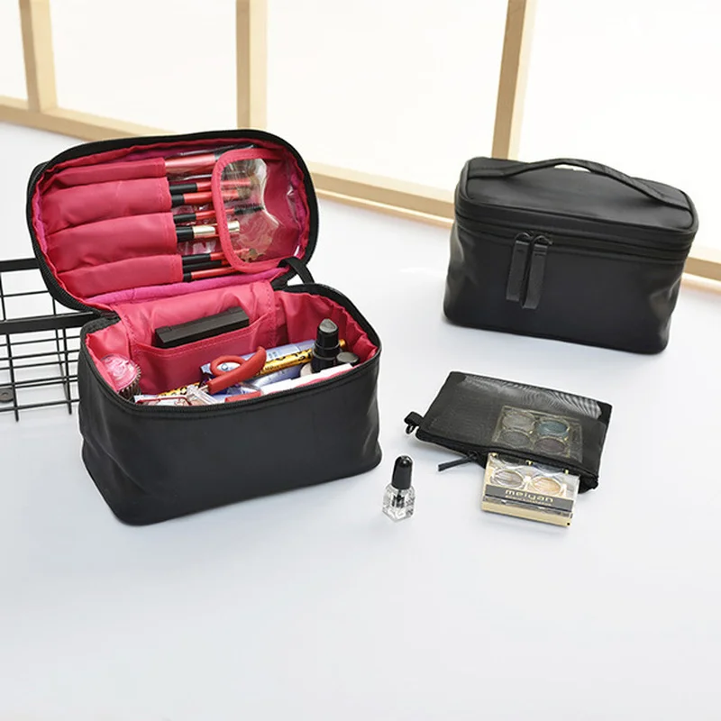 

Portable cosmetic bag large capacity storage bag travel wash bag female simple multifunctional bags new makeup bag