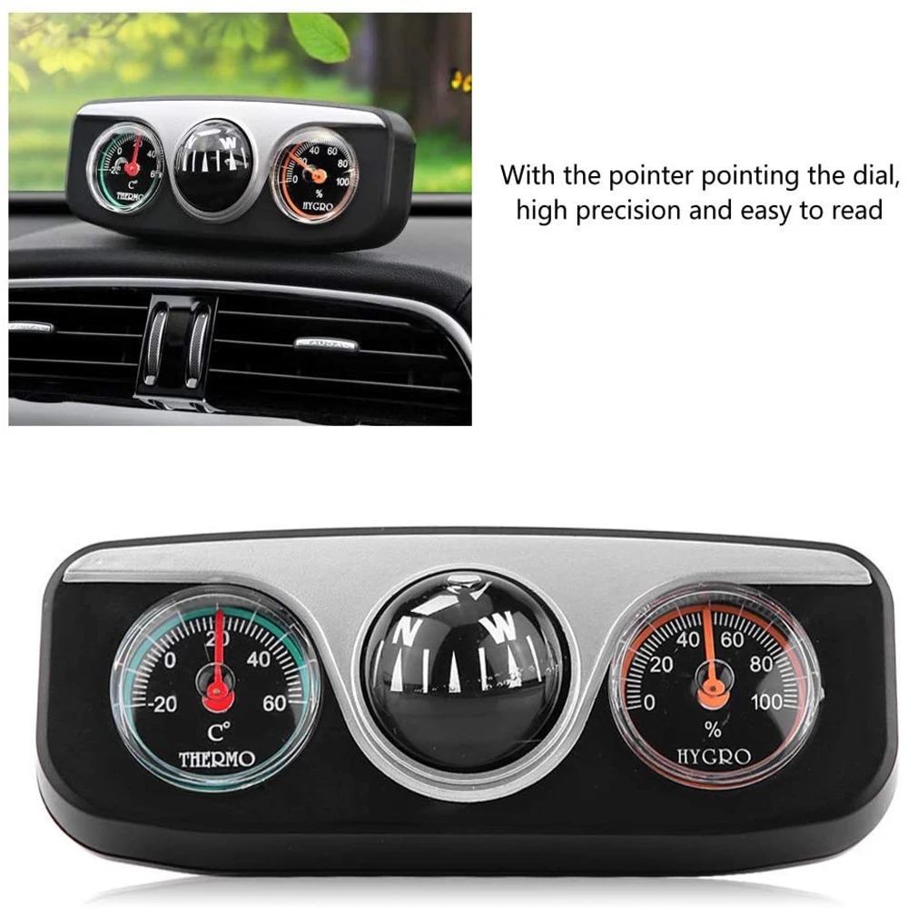 New Multi-functional Compass Dash Mount Navigation Direction Digital Auto Car Thermometer Hygrometer for Boat Truck |