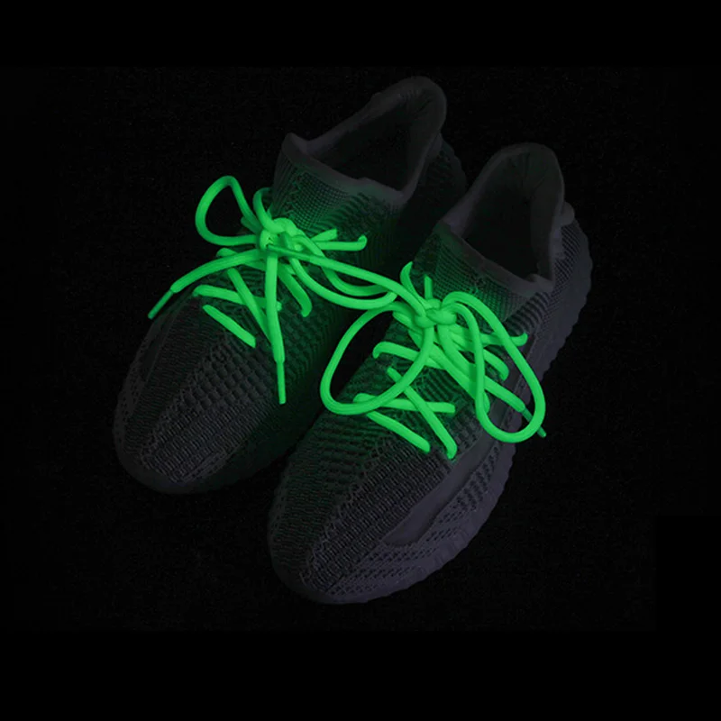 Круглые шнурки для ботинок Cordones Redondos Chaussures Lacets Sznurowadla Lacet Chaussure Lacet светится в темноте защитная обувь светоотражающая