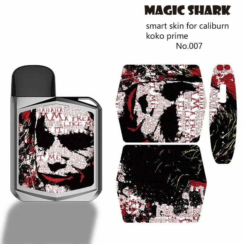 Чехол с изображением волшебной акулы Стильный чехол-наклейка для Uwell Caliburn Koko Prime |