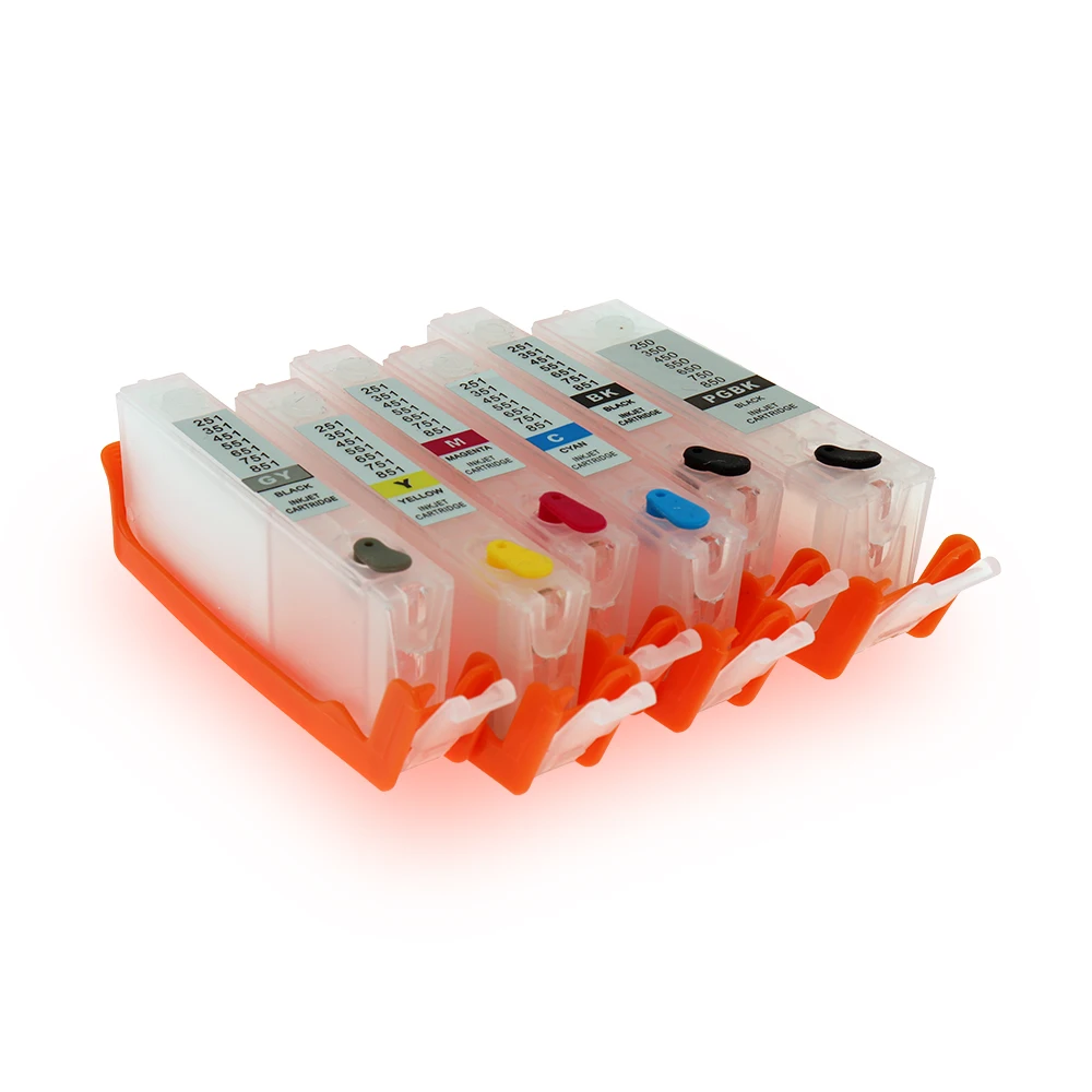 6 шт. картридж для принтера canon MG6320 MG7120 MG7520 IP8720|ink cartridge|refillable ink cartridgesrefillable cartridges |