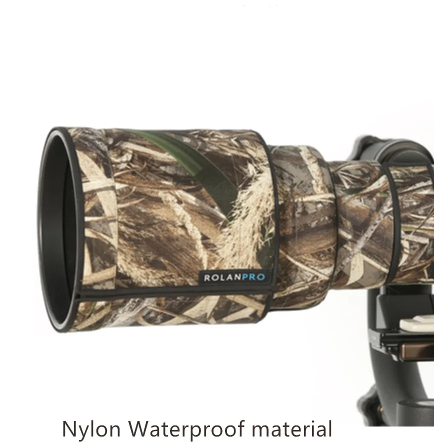 Grass Waterproof ROLANPRO SLR объектив камеры защитный чехол для Canon EF 500 мм f/4 L IS USM объектив для Canon SLR объектив дождевик камуфляж пальто - Цвет: Grass Waterproof