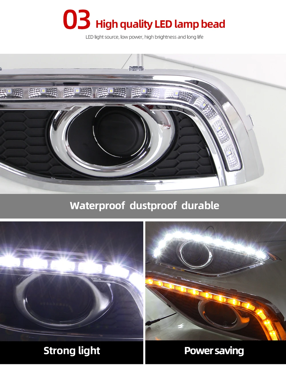 CSCSNL 1 пара DRL Вождения освещают светильник LED DRL с поворотник для Хонда сrv CR-V 2012 2013 противотуманная фара реле Дневной светильник