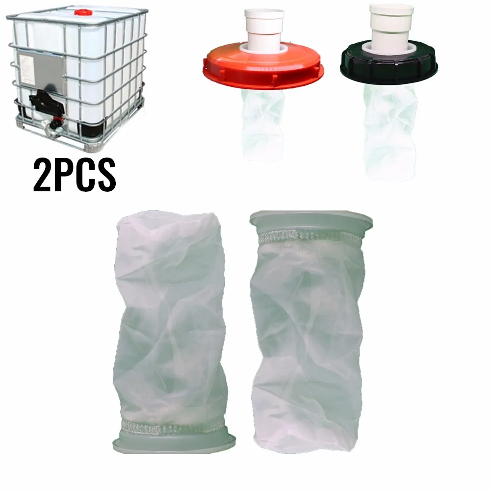 

2pcs IBC Nylon Filter Nylon Mesh For DN75 Water Purification In IBC Rainwater Tanks Venting Ton Barrel Plastic Cover Tote