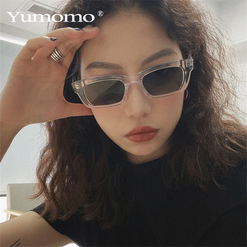 

2021 New Women Rectangle Sunglasses Brand Designer Retro Points Sun Glasses Vintage Female Lady Eyeglass Cat Eye Driver Goggles